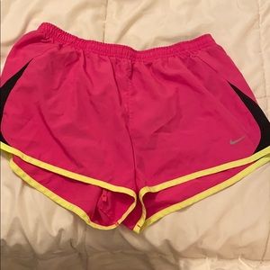 Pink Nike shorts